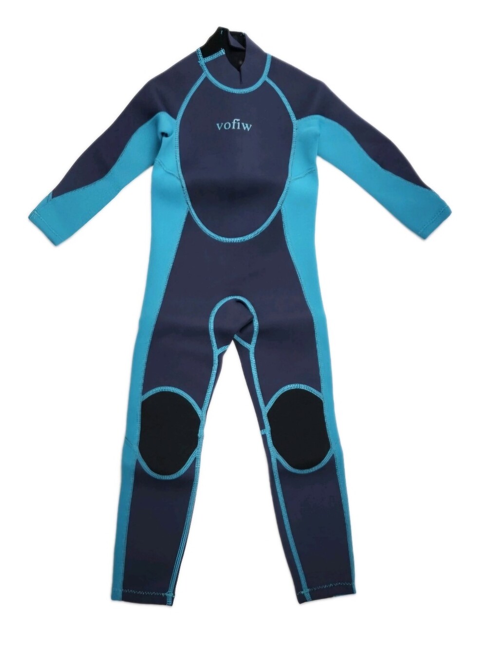 Vofiw Kids Youth Boy Girl 3mm Size 2 Long Neoprene Wetsuit Blue Green Surf Ocean
